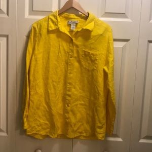 Real comfort linen blouse long sleeve